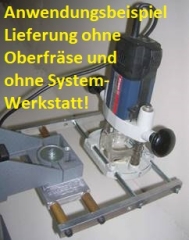 SWISSREX Oberfräshalterung, z.B. zu Elu, Festo, Metabo, Bosch etc.